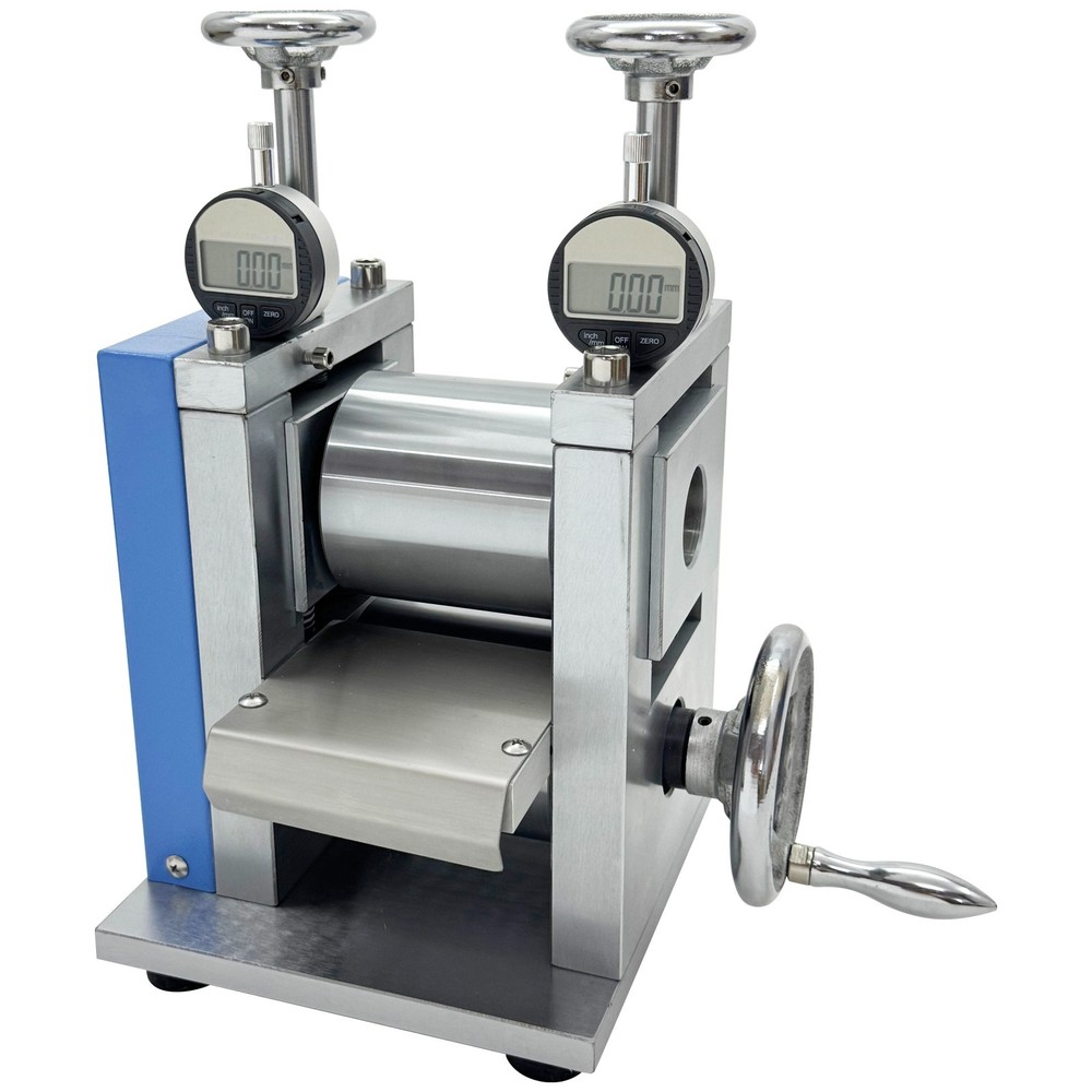 Manual Vertical Lab Electrode Sheet Calender Roller Press Machine 0~3MM