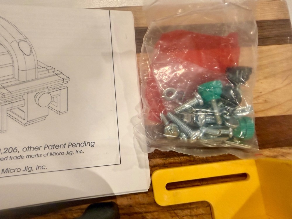 MICROJIG GRR-RIPPER 3D Pushblock System; Basic GR-100; Made in USA