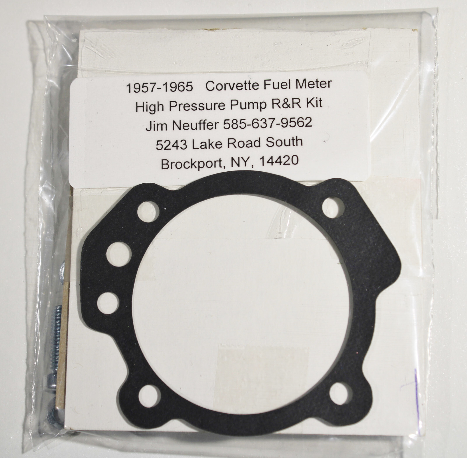 1957-1965 Chevy Corvette Fuel Injection Pump Shaft_ Pin_Viton Seal_Install Kits