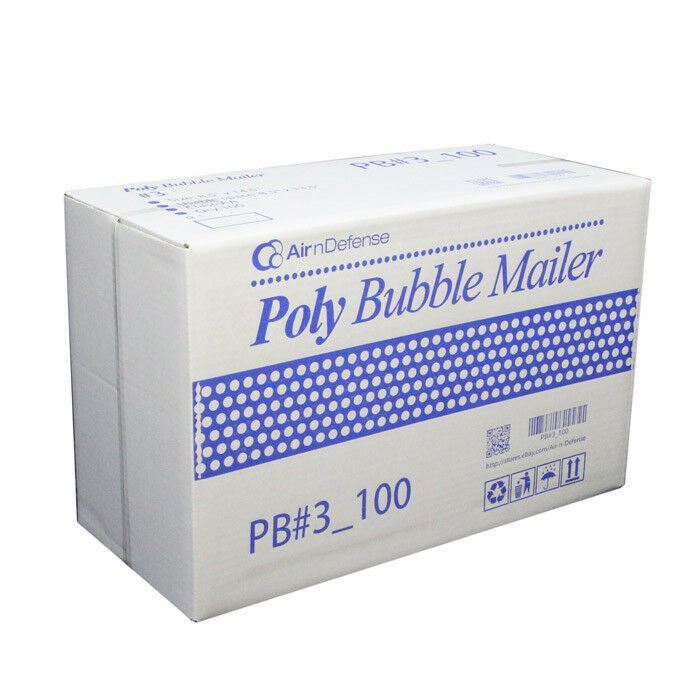 200 #3 8.5x14.5 Poly Bubble Padded Envelopes Mailers Shipping Bags AirnDefense