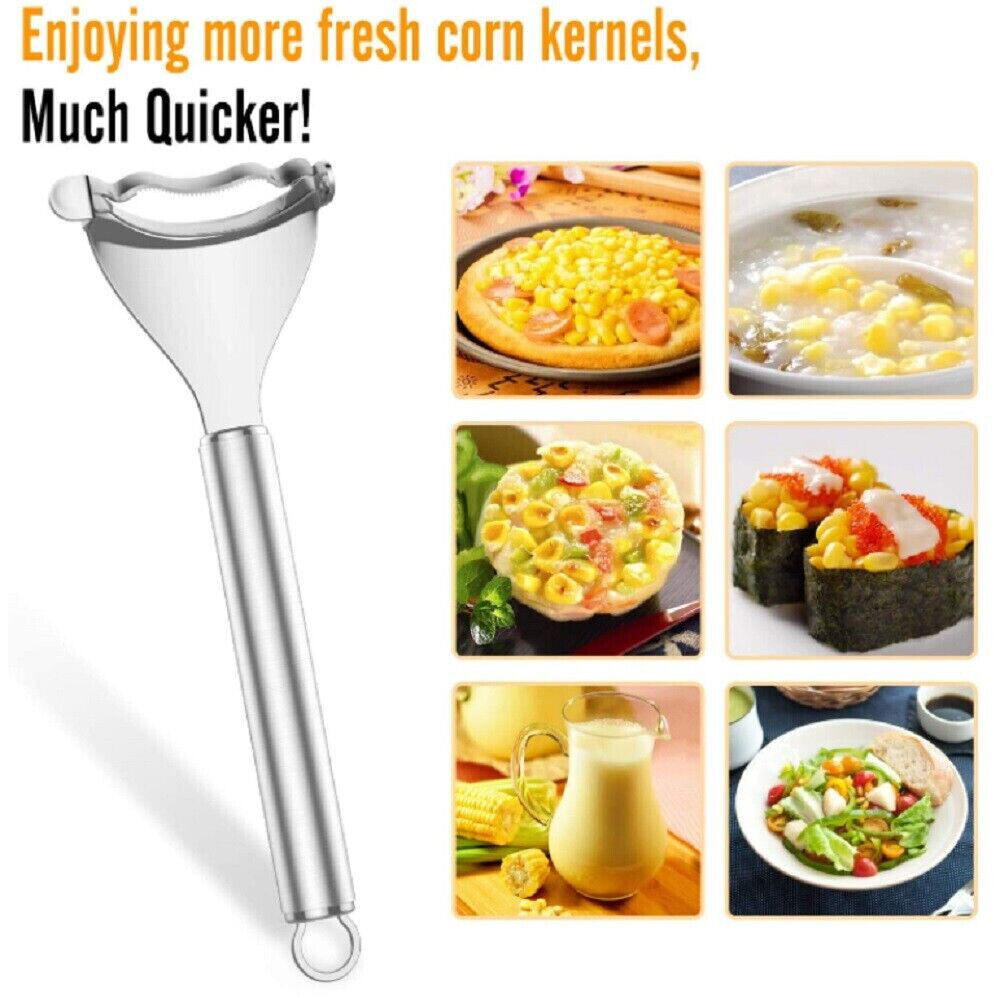 1 Pack Corn Peeler Thresher Tool Kitchen Cob Kerneler Cutter Stripper Remover