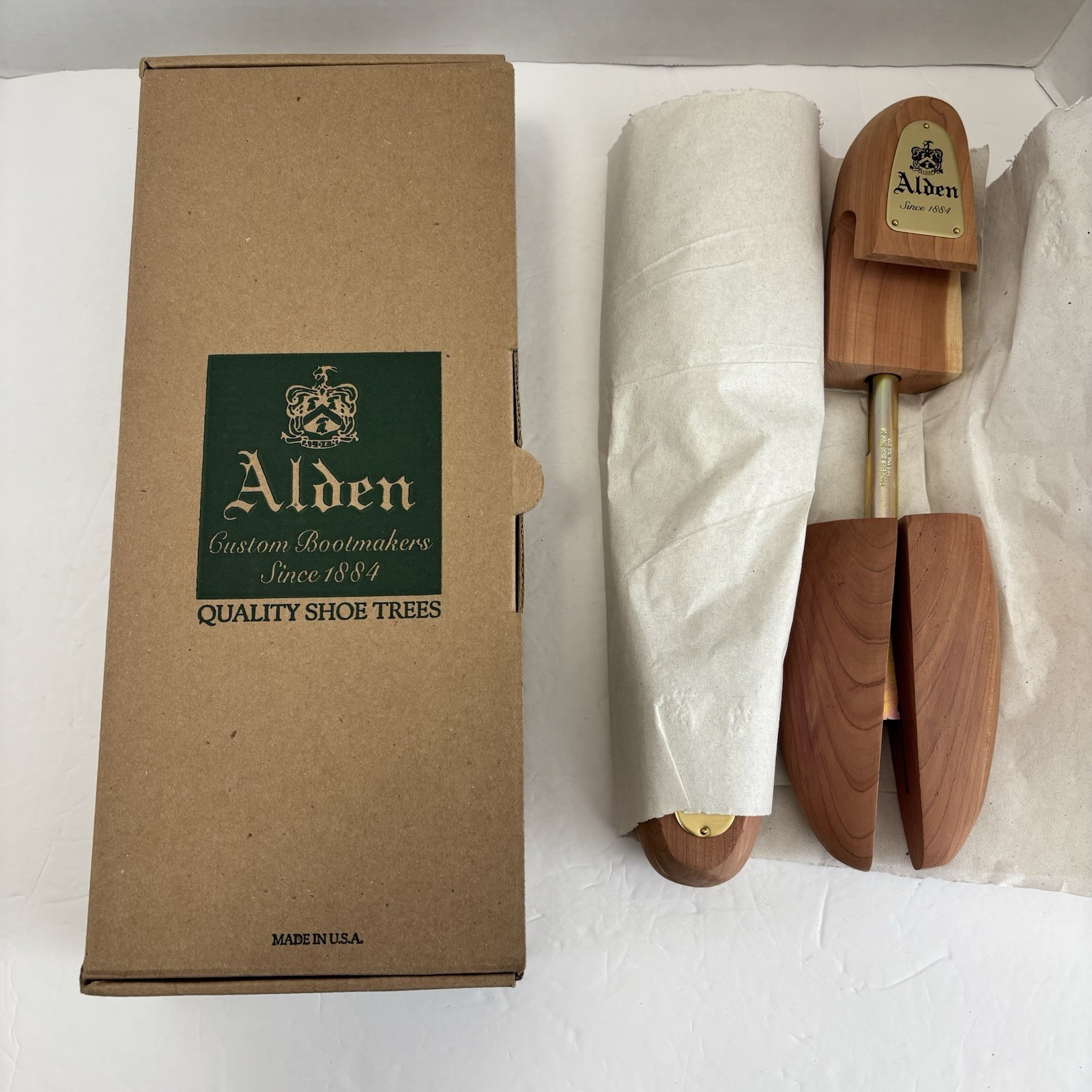 NEW Alden Cedar Shoe Trees~Men's AL6011 Size Large Fits 10W-12M