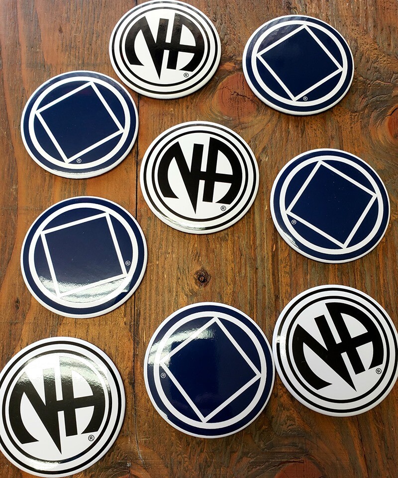 NARCOTICS ANONYMOUS CHIP TOKEN COIN FRIDGE MAGNETS basic text service symbol NA