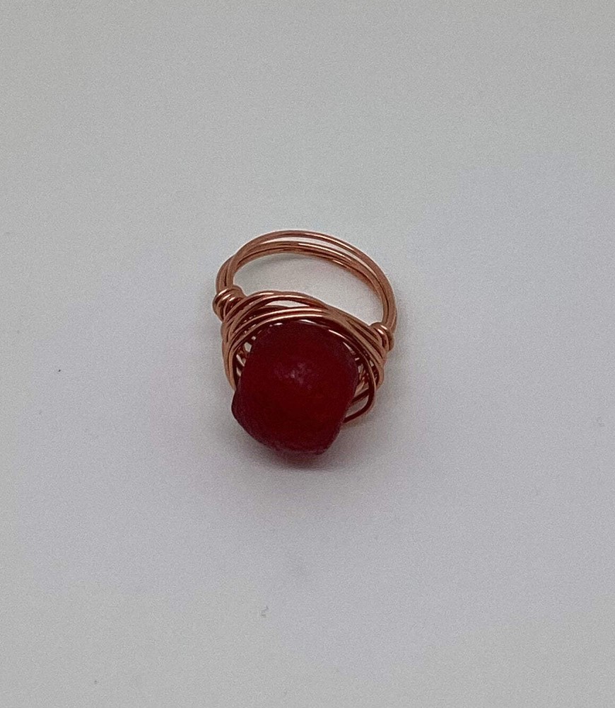 Copper wrapped rings