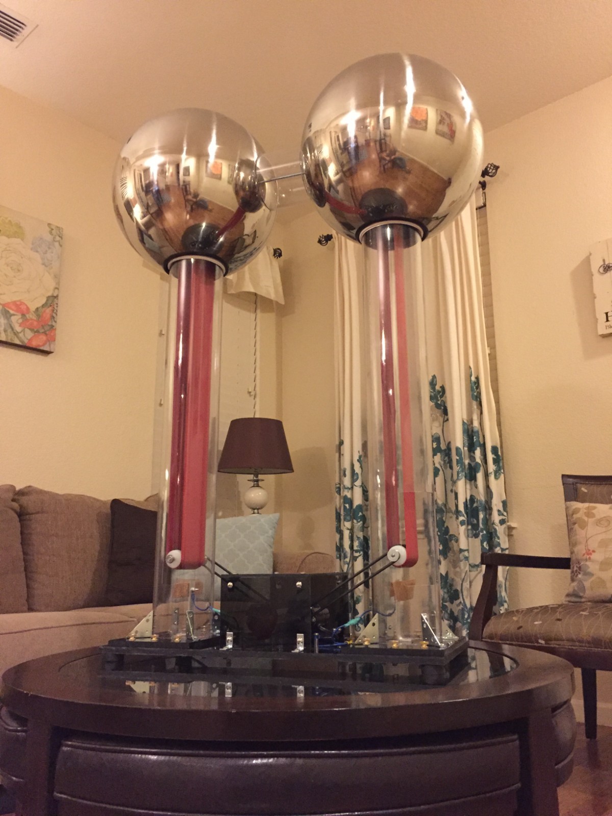 XL Jacob’s Ladder Climbing Arc Electric Tesla coil Van de Graaff Generator