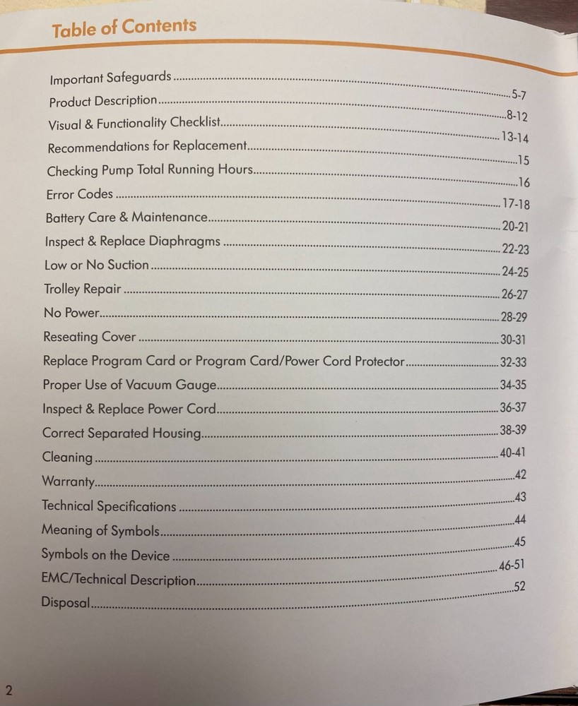 Medela Symphony Maintenance & Technical Guide