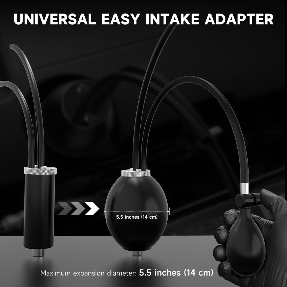 Universal Quick Intake Bladder Adapter EVAP Smoke Machine Leak Detector Tool