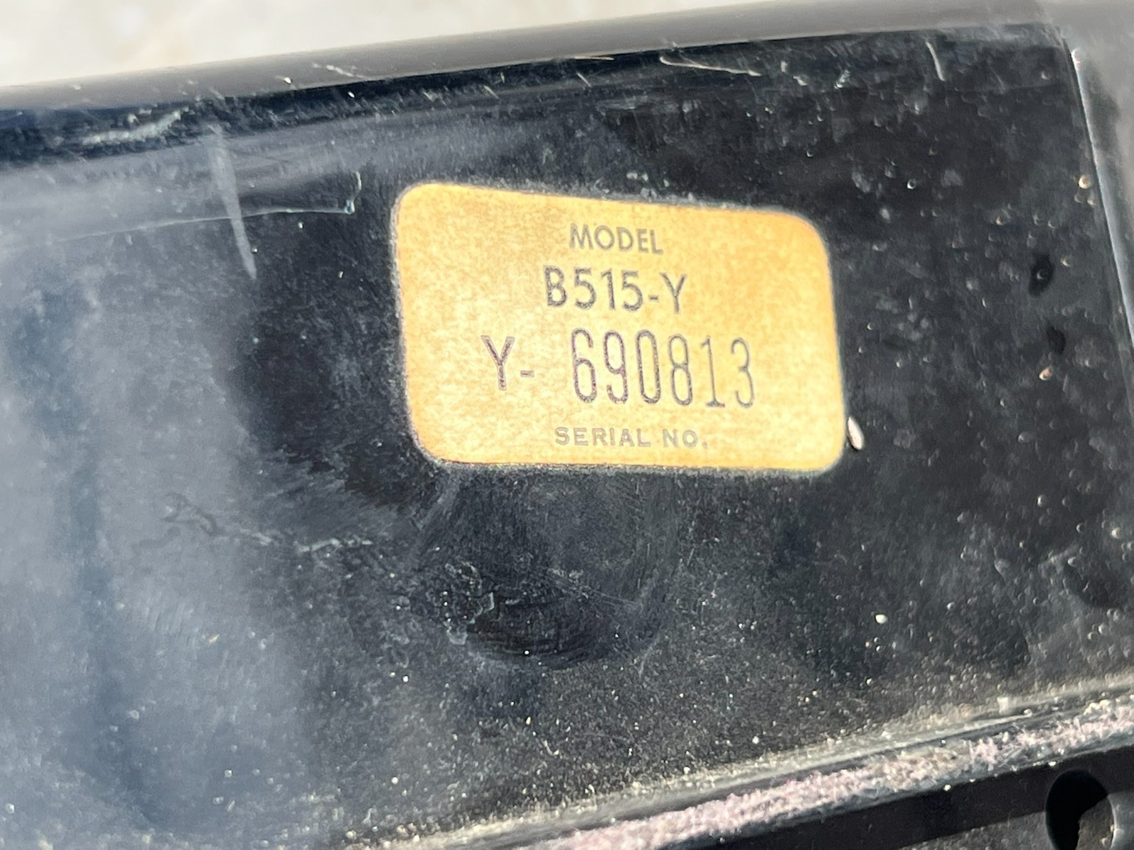 VINTAGE ZENITH STARTLIGHTER RADIO MODEL B515-Y NICE WORKING CONDITION