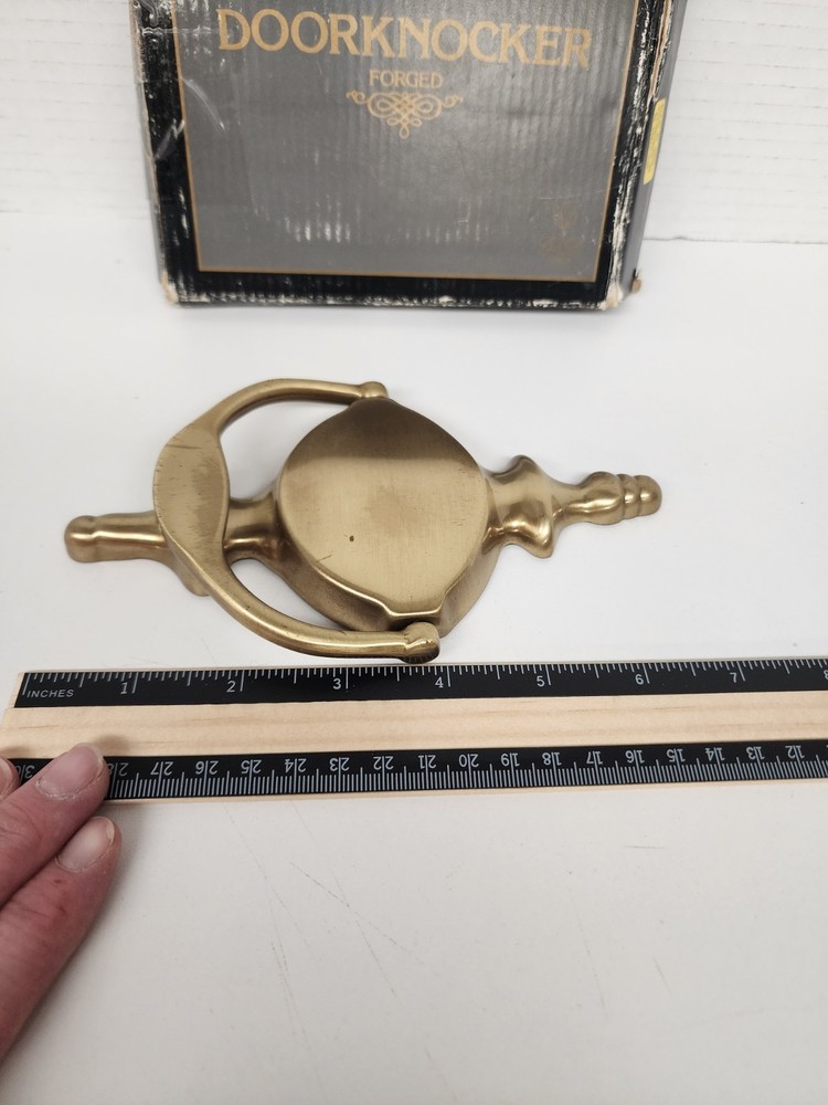 Vintage G&D Solid Brass Door Knocker Spain