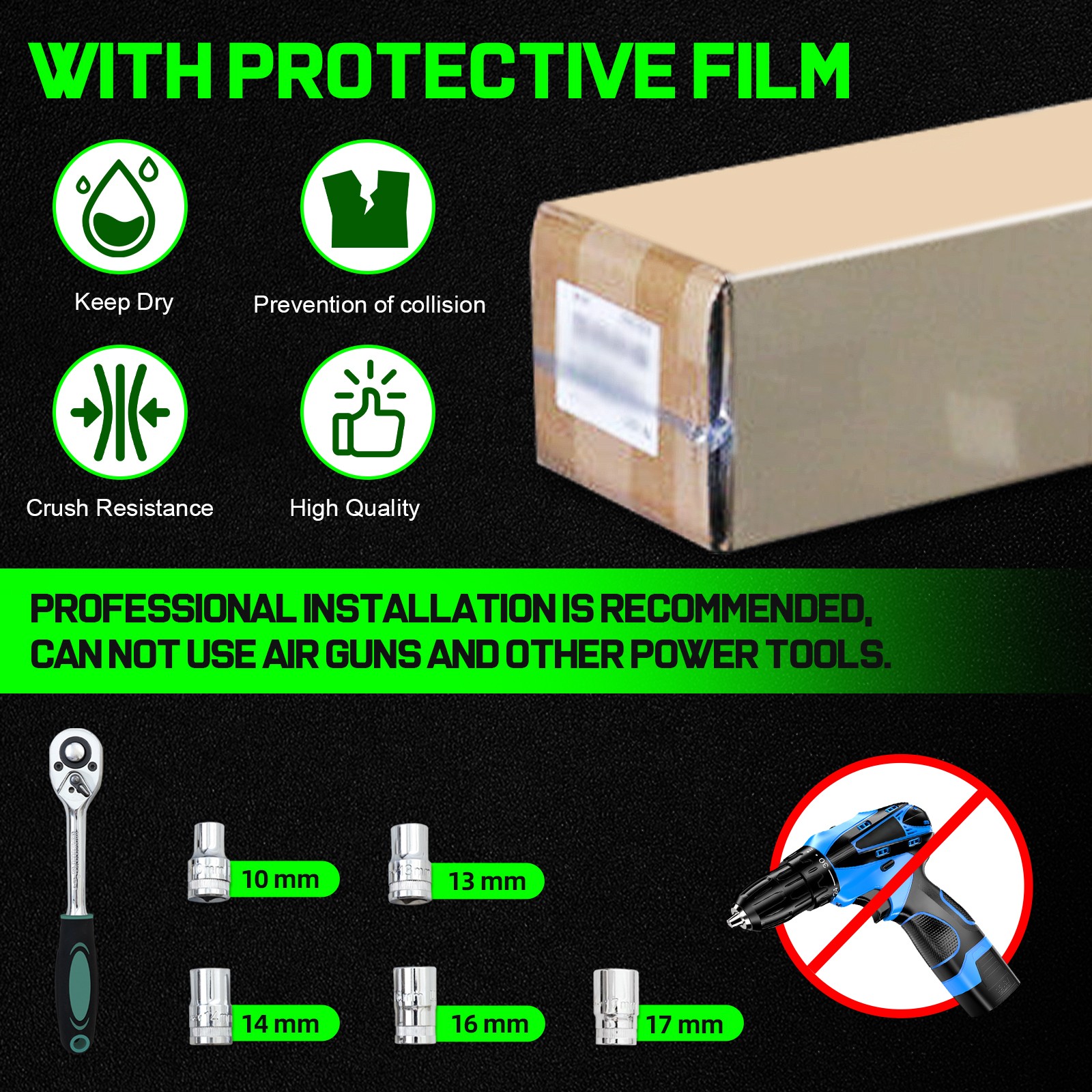 5.8FT Soft Roll-up Tonneau Cover for 19-25 Chevy Silverado/ GMC Sierra 1500