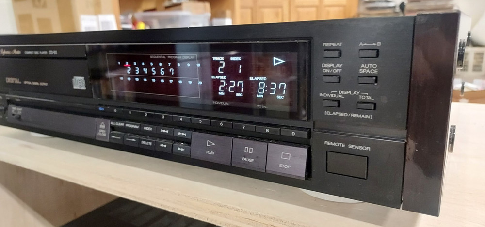 AKAI CD-93 B Reference Master CD Player 1 Owner Professionally Serviced Restored