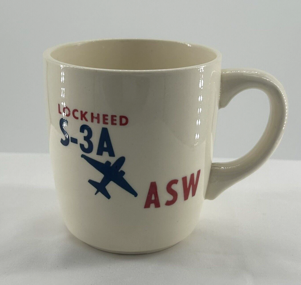 Lockheed S-3A ASW Coffee Mug Cup Vintage