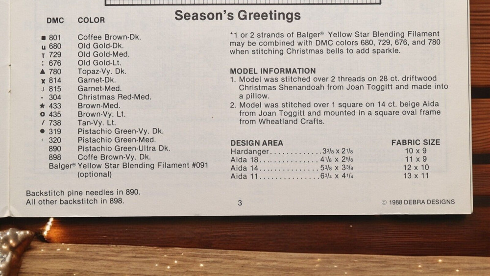 "A Christmas Welcome" Debra Designs DD-8 Includes 12 Projects