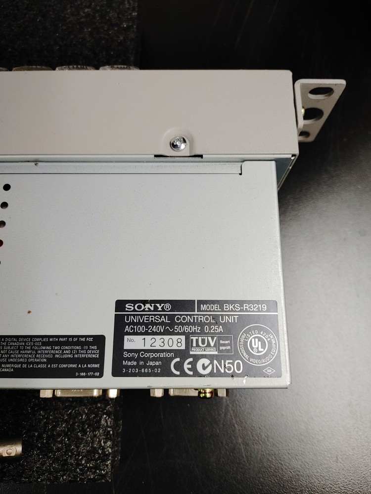 SONY BKS-R3219 Universal Control Unit