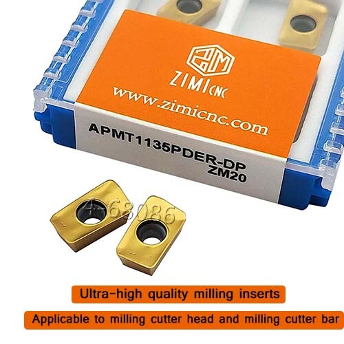 30pcs APMT1135PDER-DP ZM20 carbide inserts CNC milling inserts turning inserts