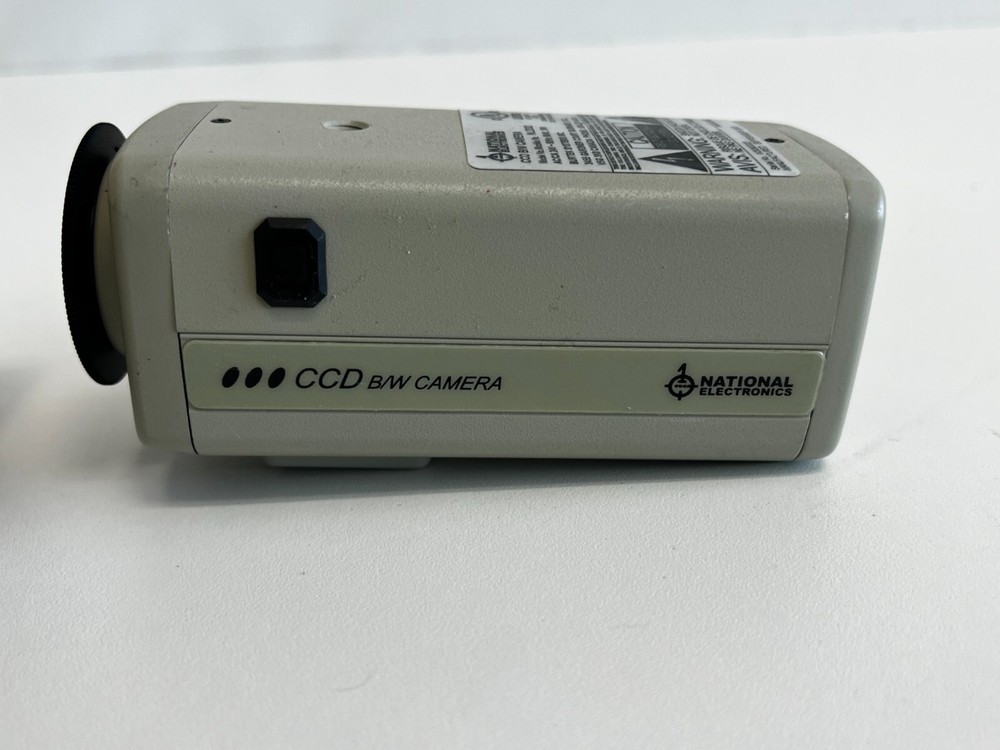 National Electronics CCB B/W Camera with Power Supply
