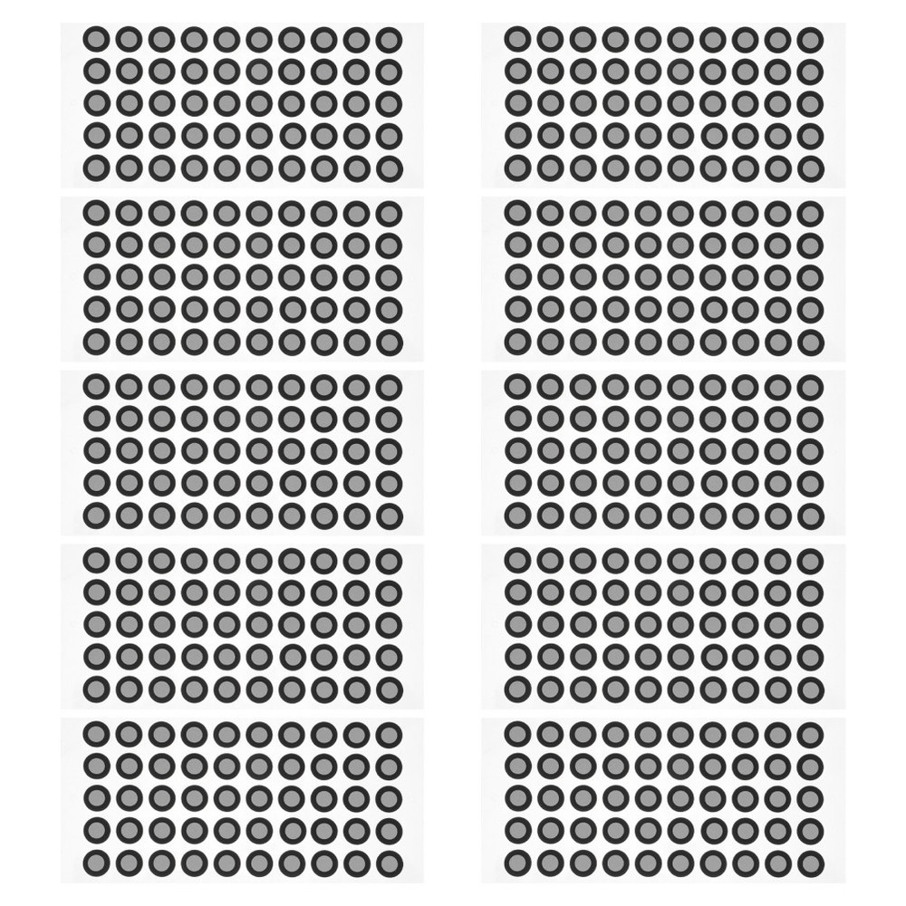10 Sheets 3D Scanning Identification Markers Point Reading Machine