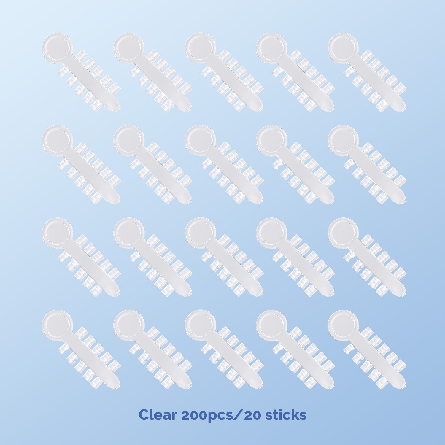 200pcs Dental Ortho Rotation Wedges Teeth Whitening High Elastic Rubber wedge