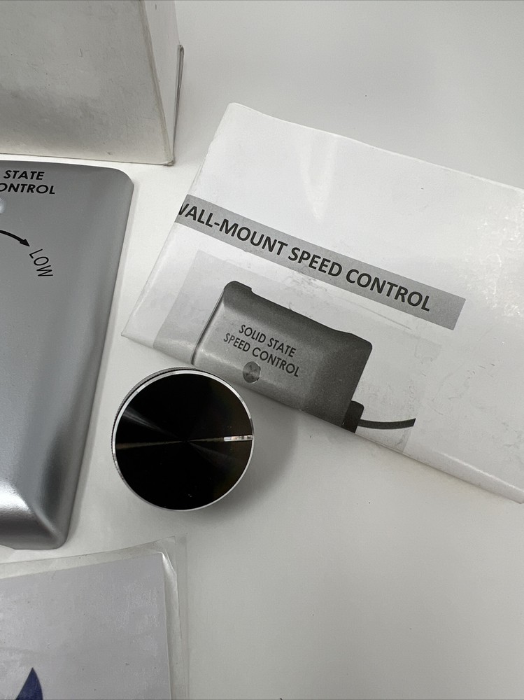 RAFFEL 385031 SOLID STATE SPEED CONTROL SWITCH FAN WALL MOUNT CONTROLLER 120V 50