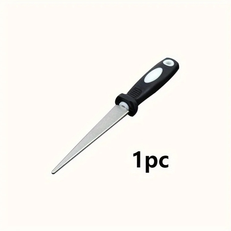 1pc Double-Sided Diamond Metal Sharpener File for Scissors Garden Tools - NEW