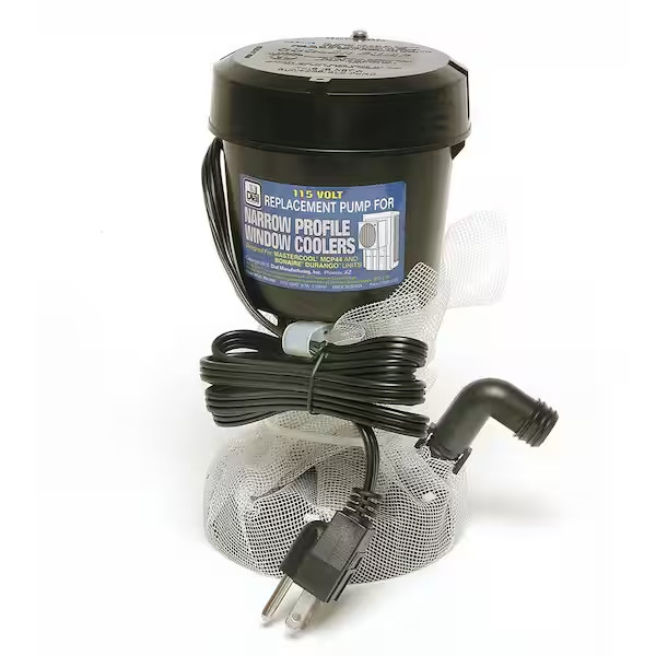 Narrow Profile Window Cooler Replacement Pump , Thermal overload feature