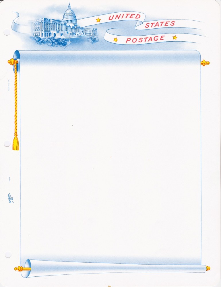 USA 35 Pages White Ace Blank Commemorative, Postage, and Airmail Unused