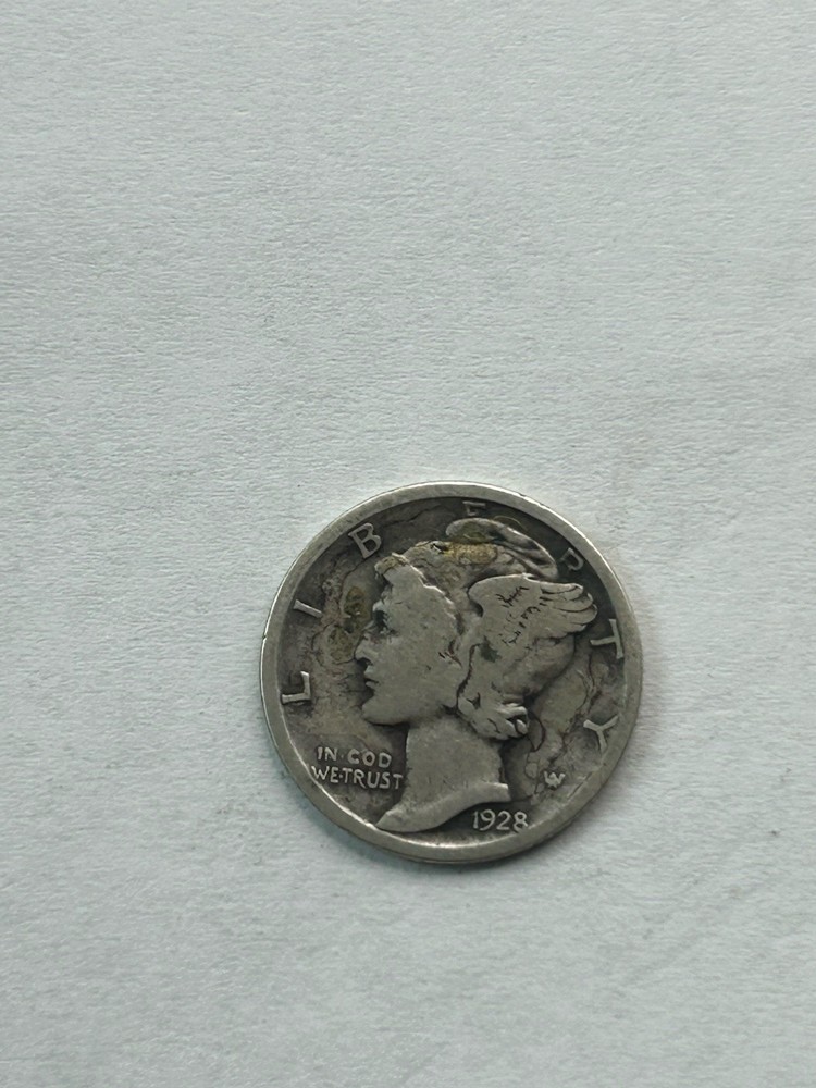 1928 Mercury Dime VG