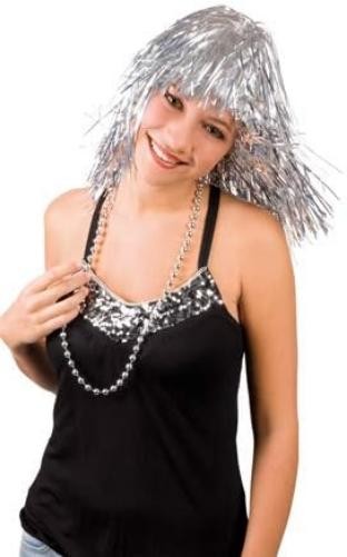 Boland Metallic Wig Silver