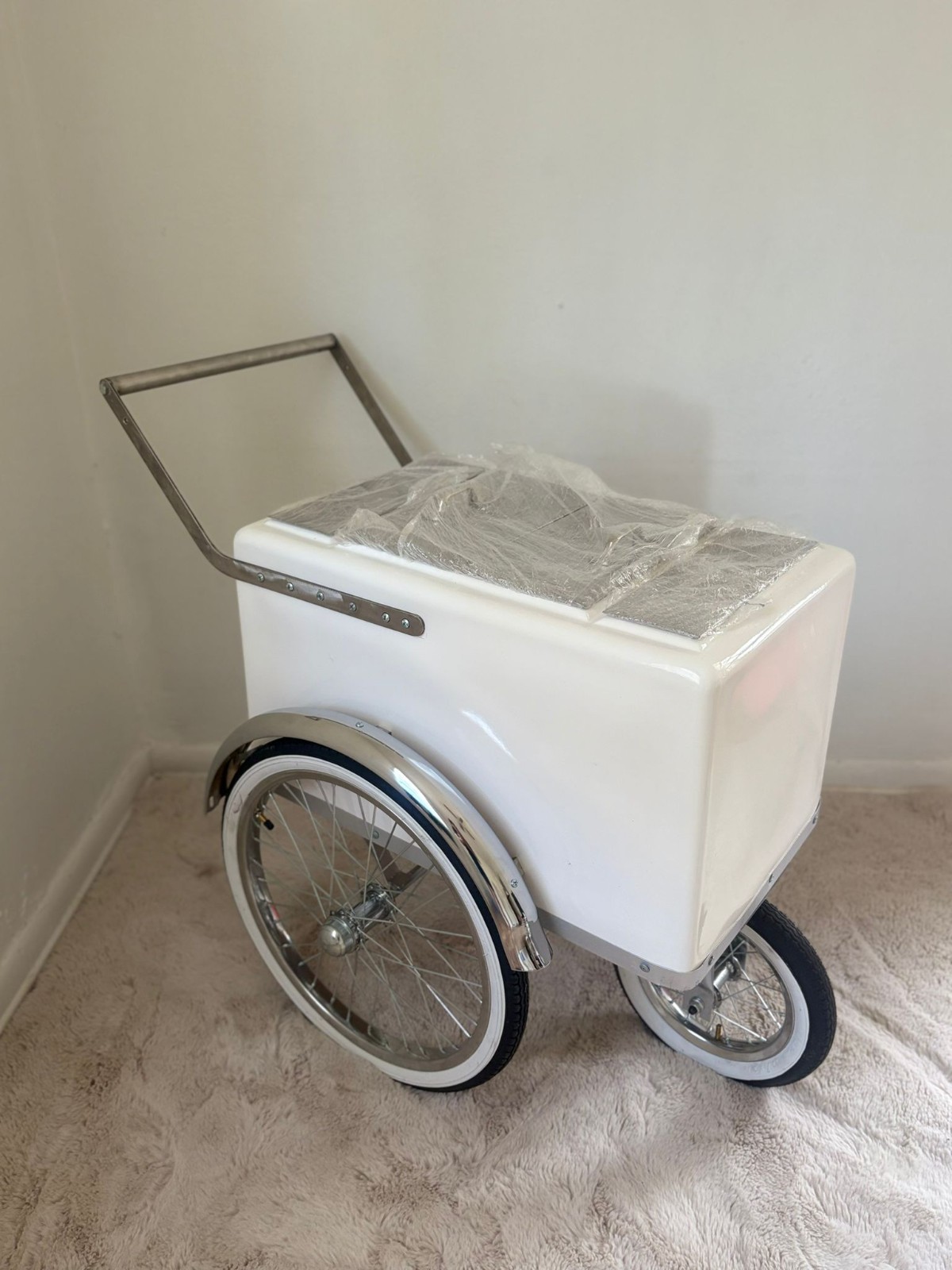 Carrito Paletero Blanco Ostion Incluye 2 Cartuchos.