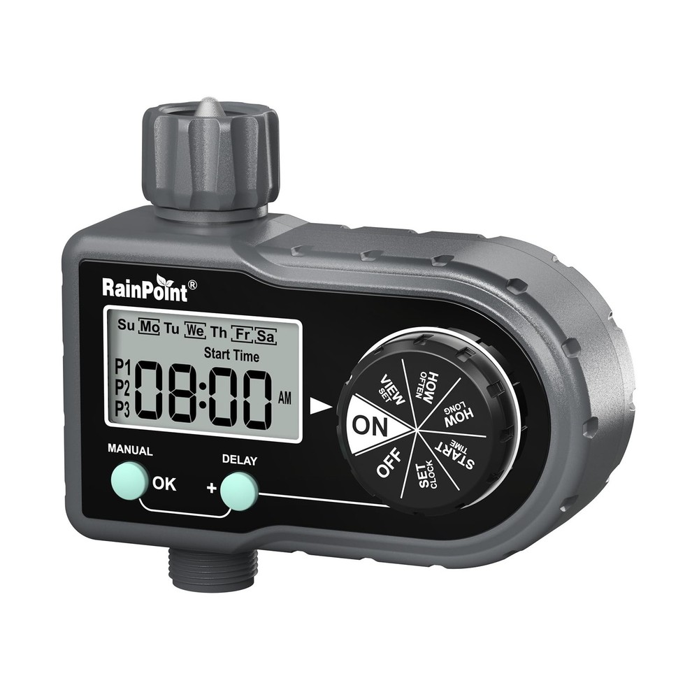 RAINPOINT Sprinkler Timer, Hose Timer with 3 Individual Programs, W... Fast Ship