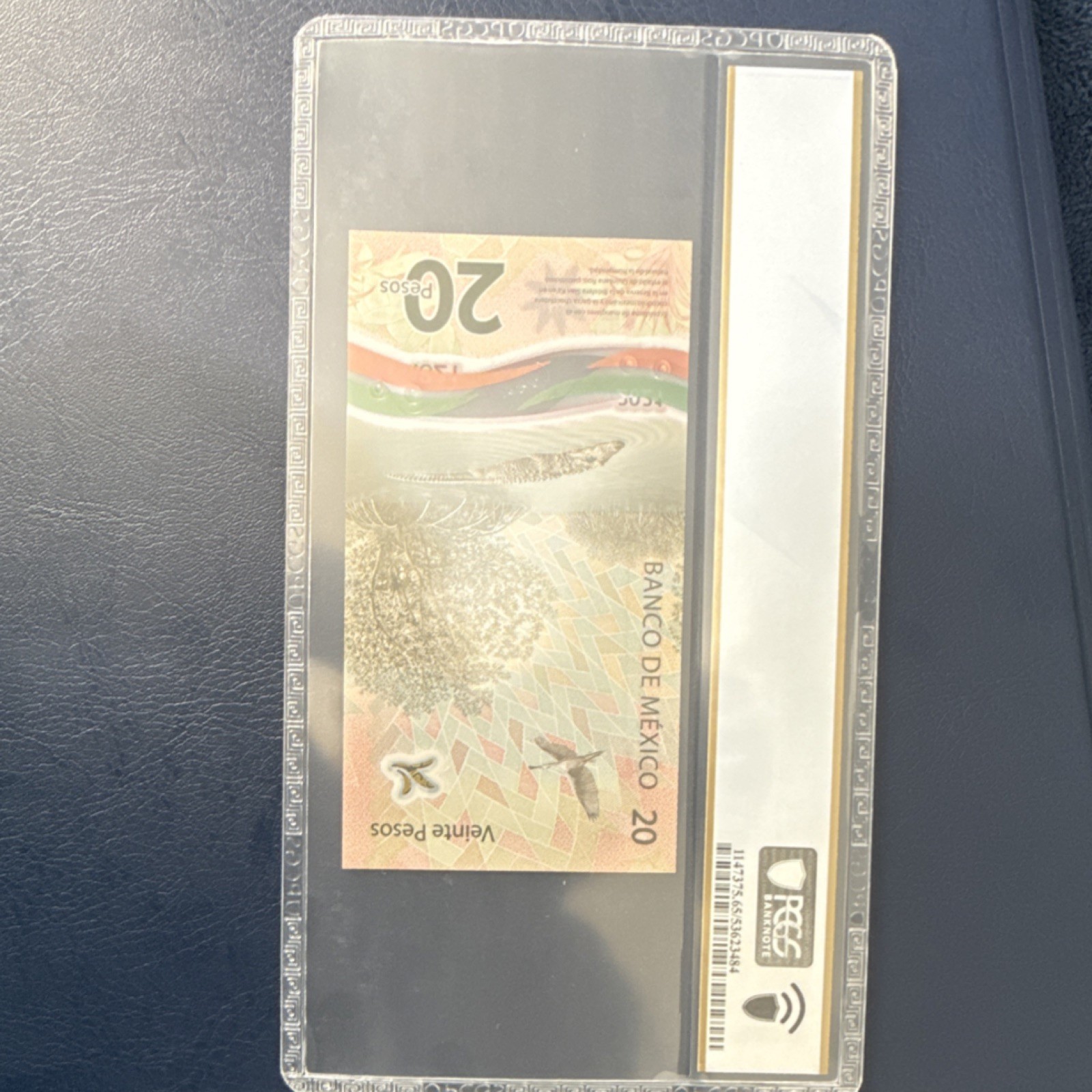 Mexico 2021 20 Pesos Commemorative Banknote Bicentennial PCGS 65 PPQ