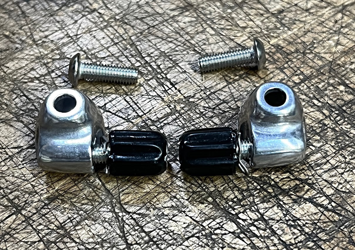 Shimano 600 Ultegra STI Cable Stops for Downtube Braze CURVED - BRAND NEW (NOS)