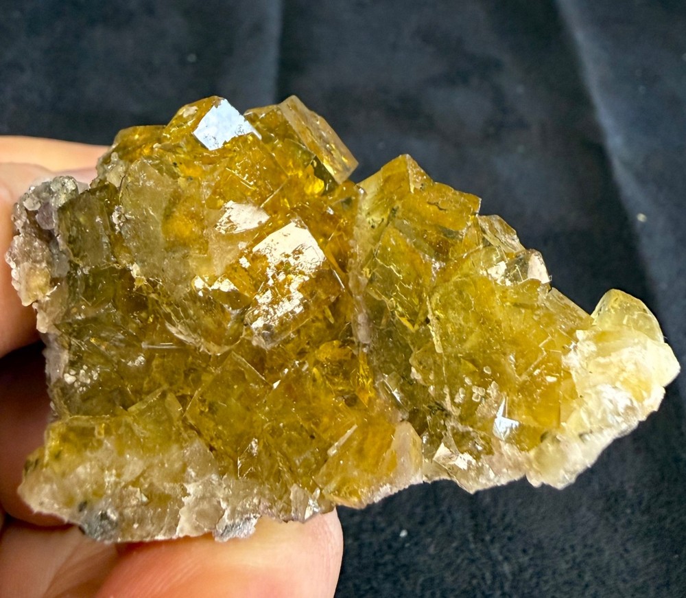 Conversation Crystals - Yellow Fluorite