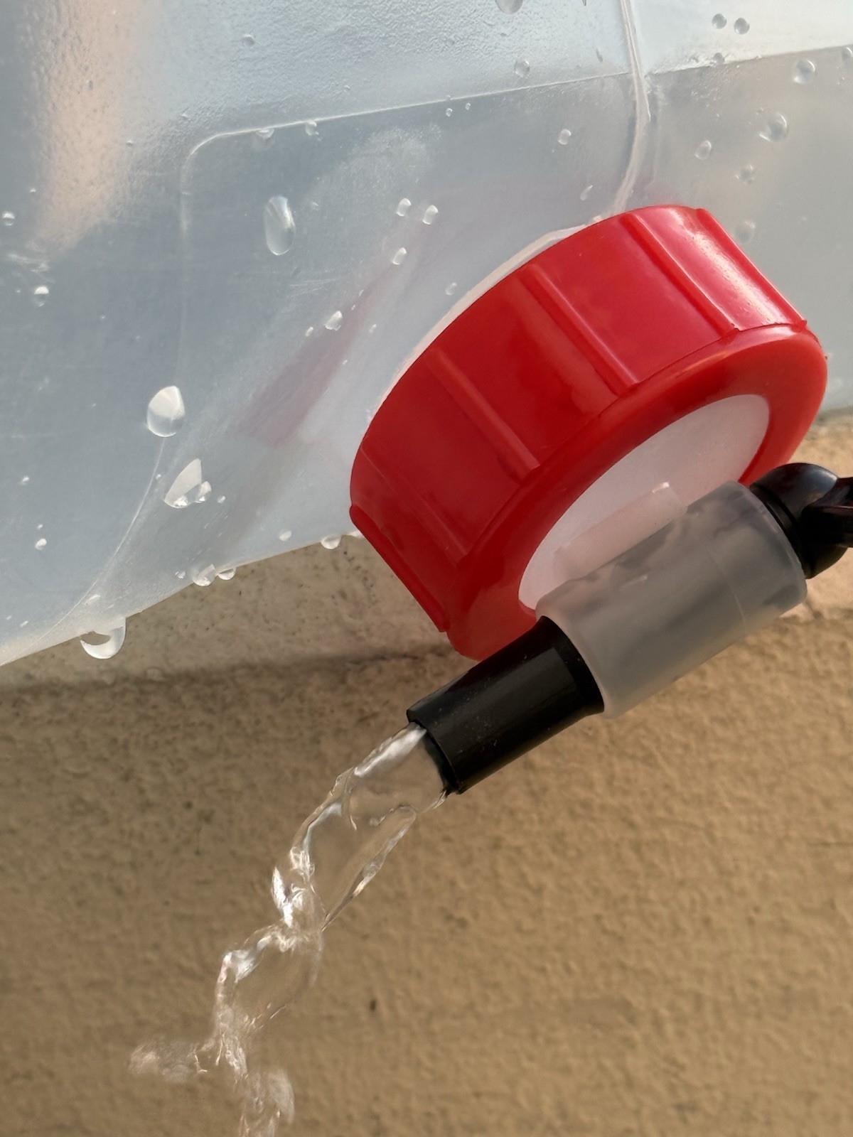 2Pack 10 Gallon Collapsible Water Container Storage Jug w/Spigot Outdoor Camping