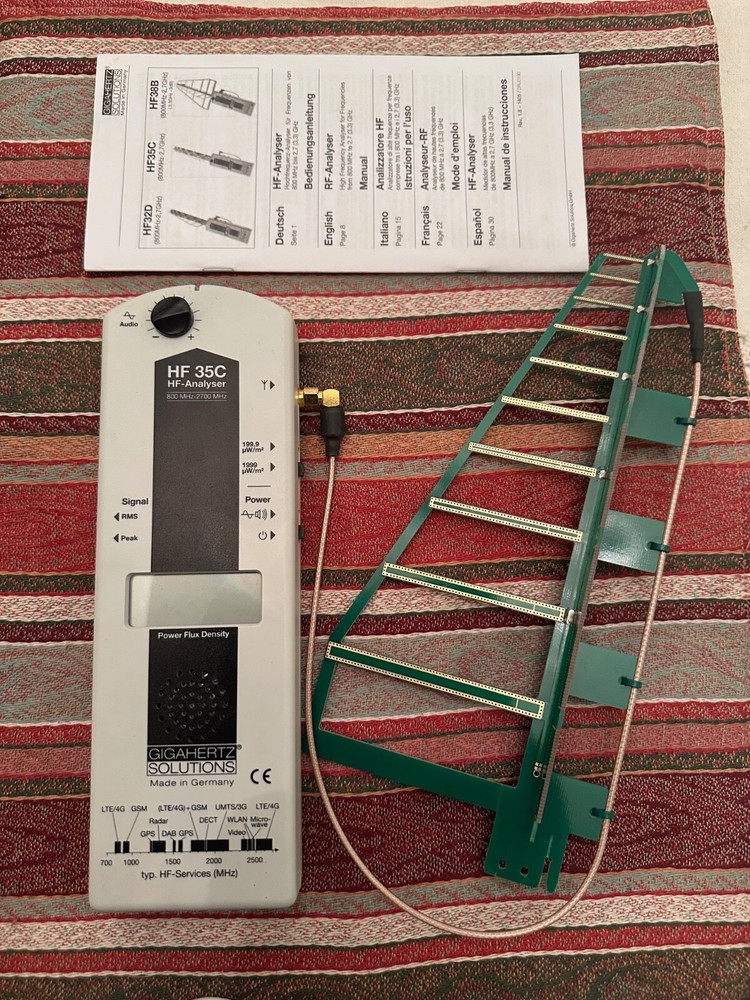 HF35C High Frequency (HF) Electromagnetic Smog Meter