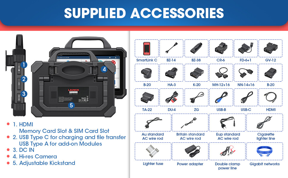 LAUNCH X431 PAD VII ELITE PAD 7 PRO Diagnostic Scanner Key Programming Coding