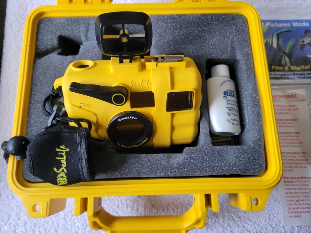 SeaLife Reefmaster RC Underwater Camera Hardshell Case,With Carry Case-No Camera