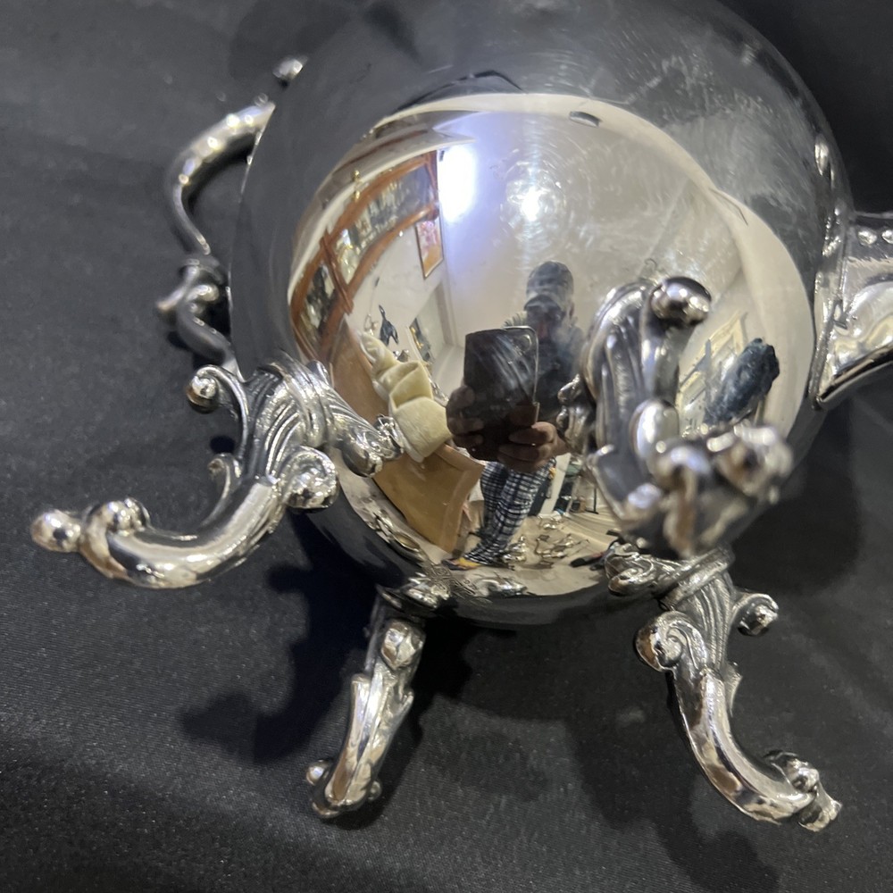 Silver Plated Tea Coffee Kettle