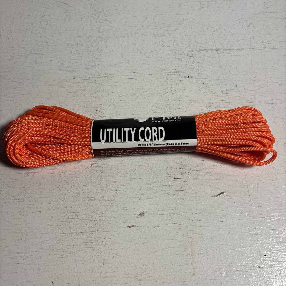 Pmi Utility cord 50’ x 1/8” diameter