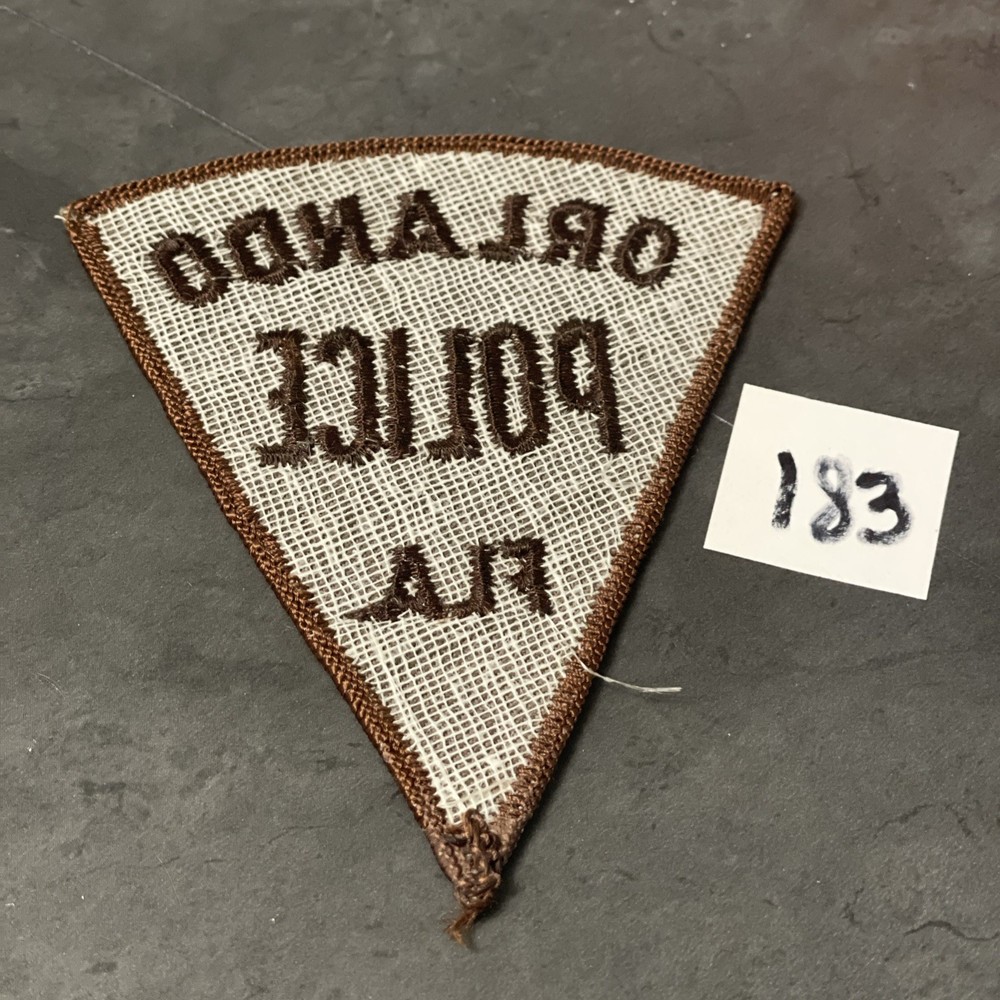 Orlando FL Police Patch Cheesecloth Back-183