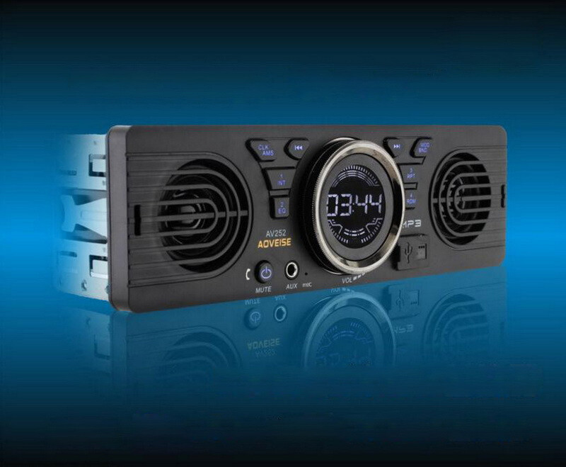AV252B 12V Car Cadio Stereo Bluetooth MP3/ WMA Single 1 Din USB TF FM