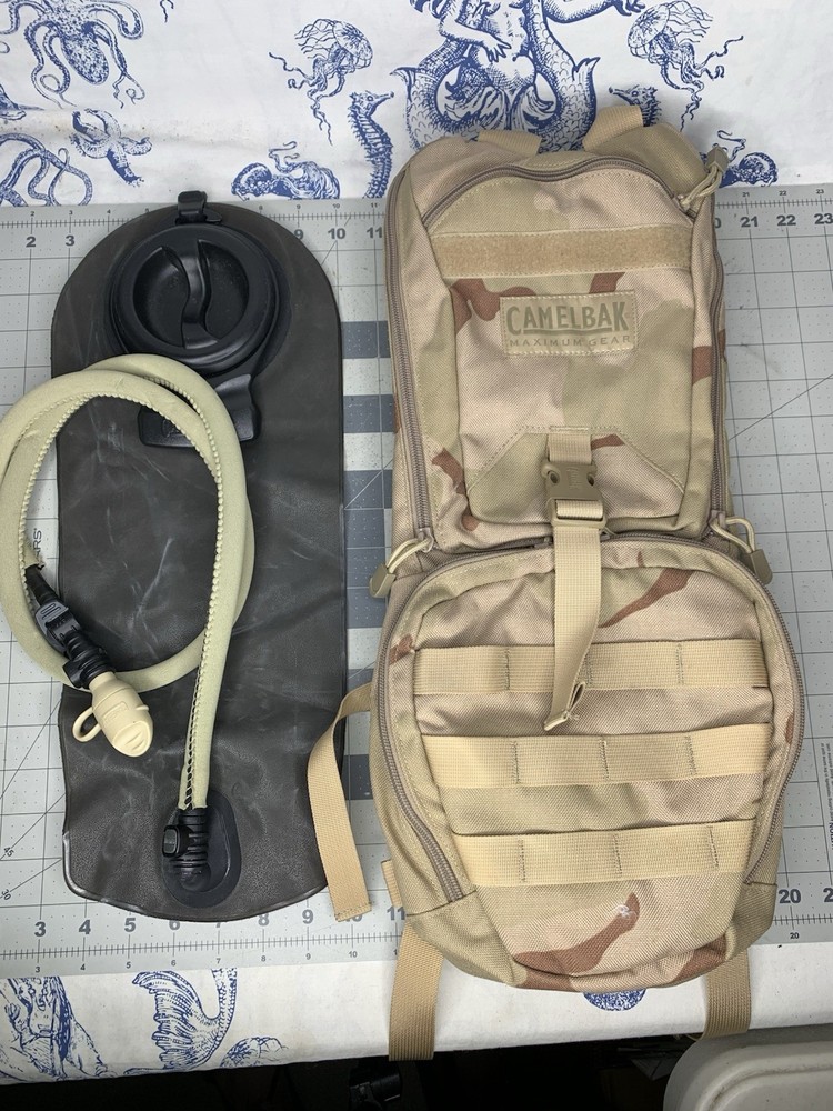 CamelBak Ambush Maximum Gear 3L Hydration Pack & Bladder Backpack Desert Camo