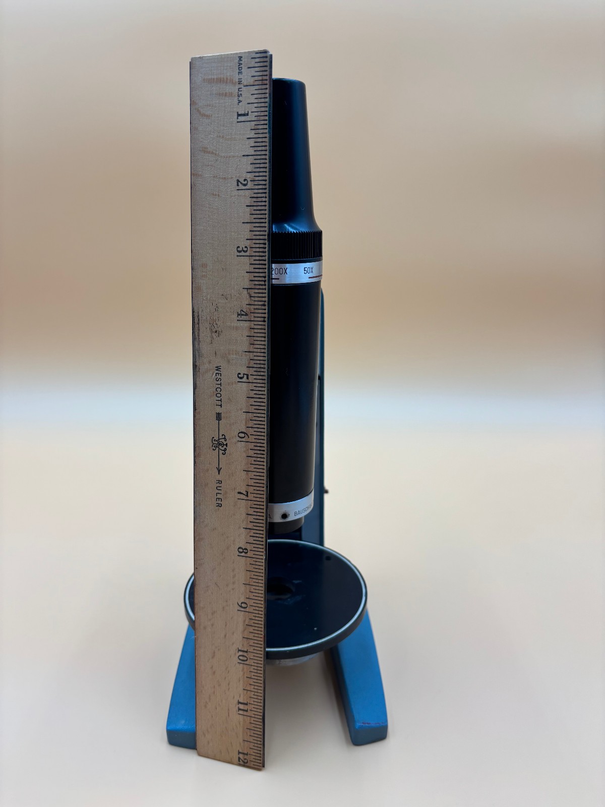 Vintage Bausch And Lomb Microscope Made in USA Scientific Lab Equipment