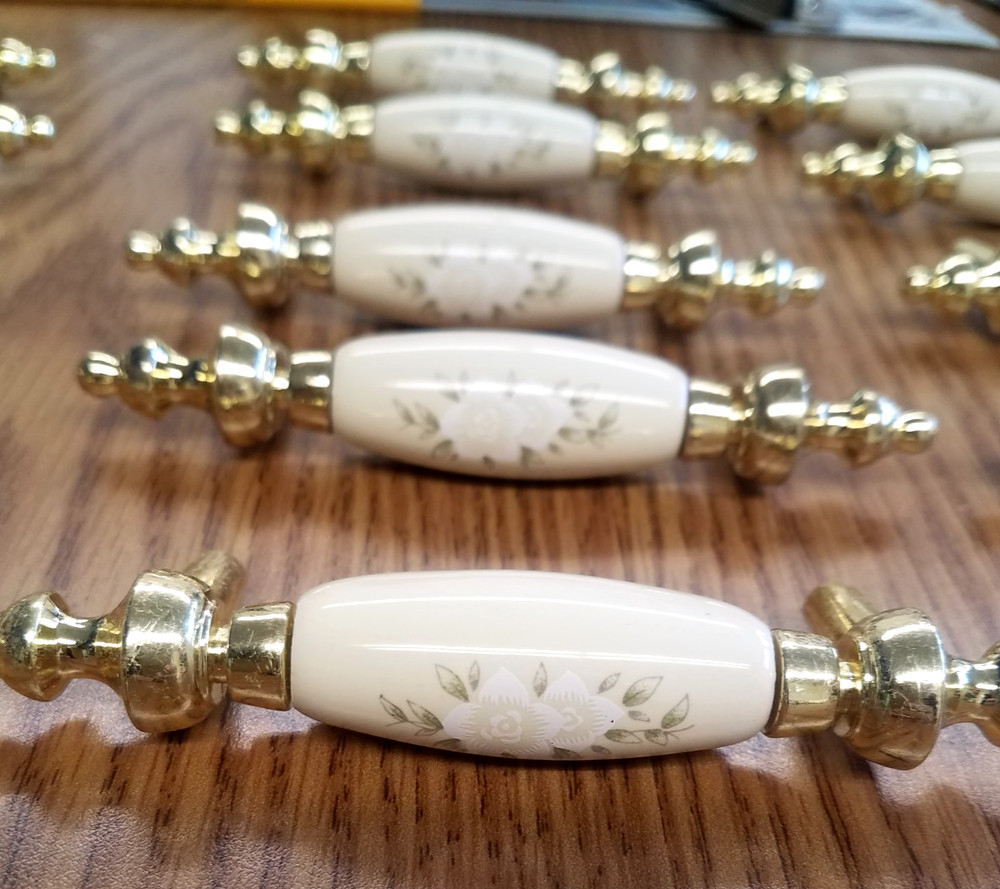 Vintage Flower Pulls