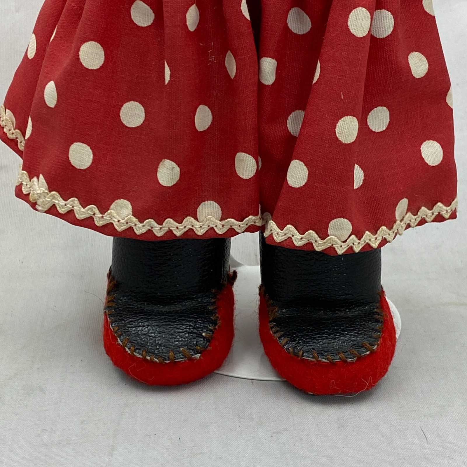 Vintage Inuit Parka Souvenir Figure 12" Alaska Native Eskimo Cloth Doll Fur Trim