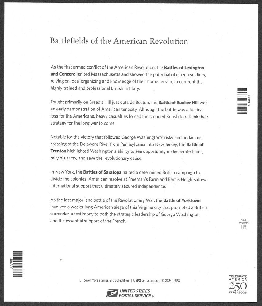 COMPLETE IMPERFORATE 2025 Commemorative (NO Die-Cut) Issues--Singles--SCARCE!!