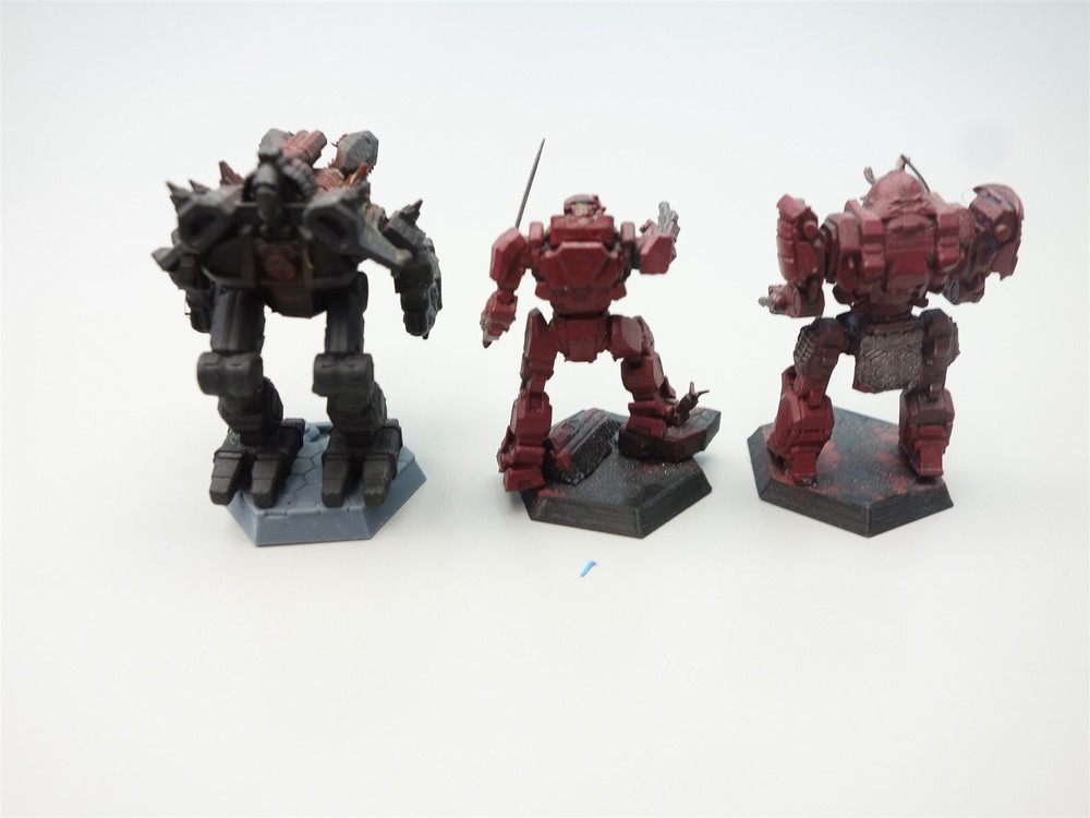 Battletech: 6x Mechs (painted)