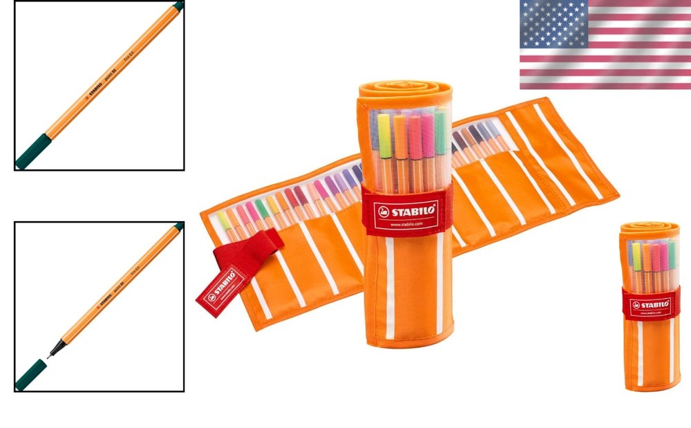 Stabilo Point 88 Rollerset - 30 Assorted Colors