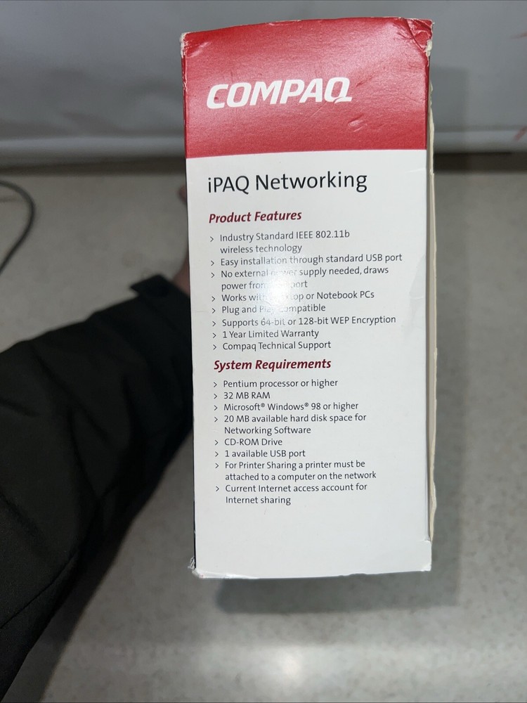 Compaq iPAC Networking 11 Mbps Wireless USB Adapter UNTESTED