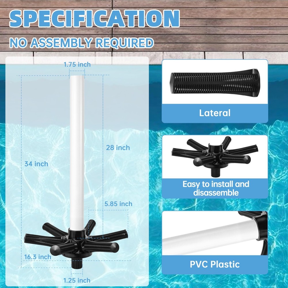 152226 Standpipe & Lateral Assembly Replacement, 26" Compatible with Pentair